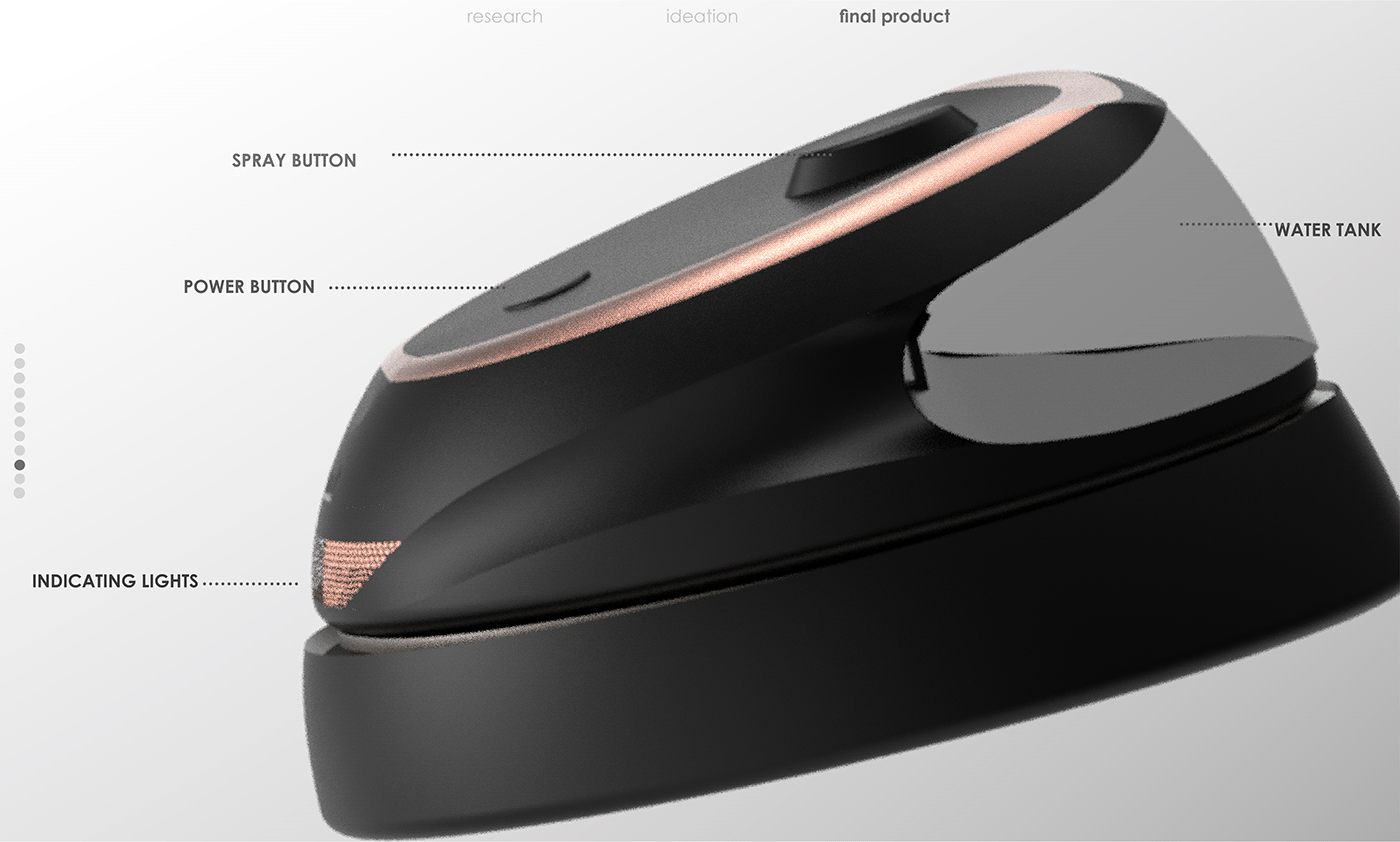 iron product design  steam iron redesign Bowers & Wilkins