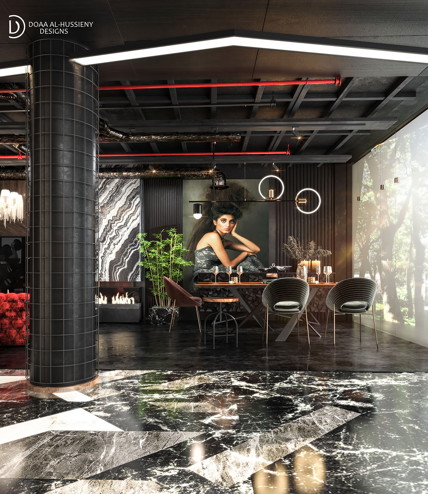 3ds max Autodesk architecture visualization interior design  Render vray archviz CGI modern