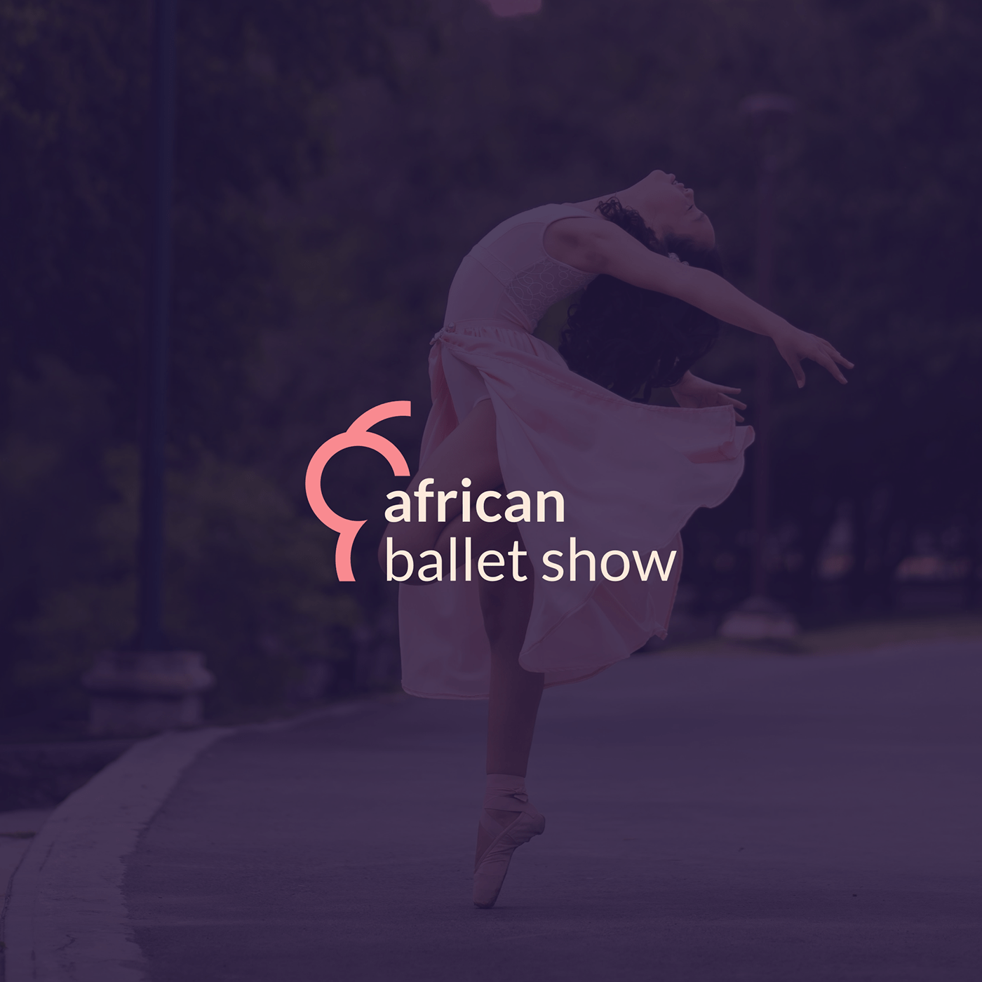 africa alternative ballet branding  Comtemporary DANCE   logo safari Show
