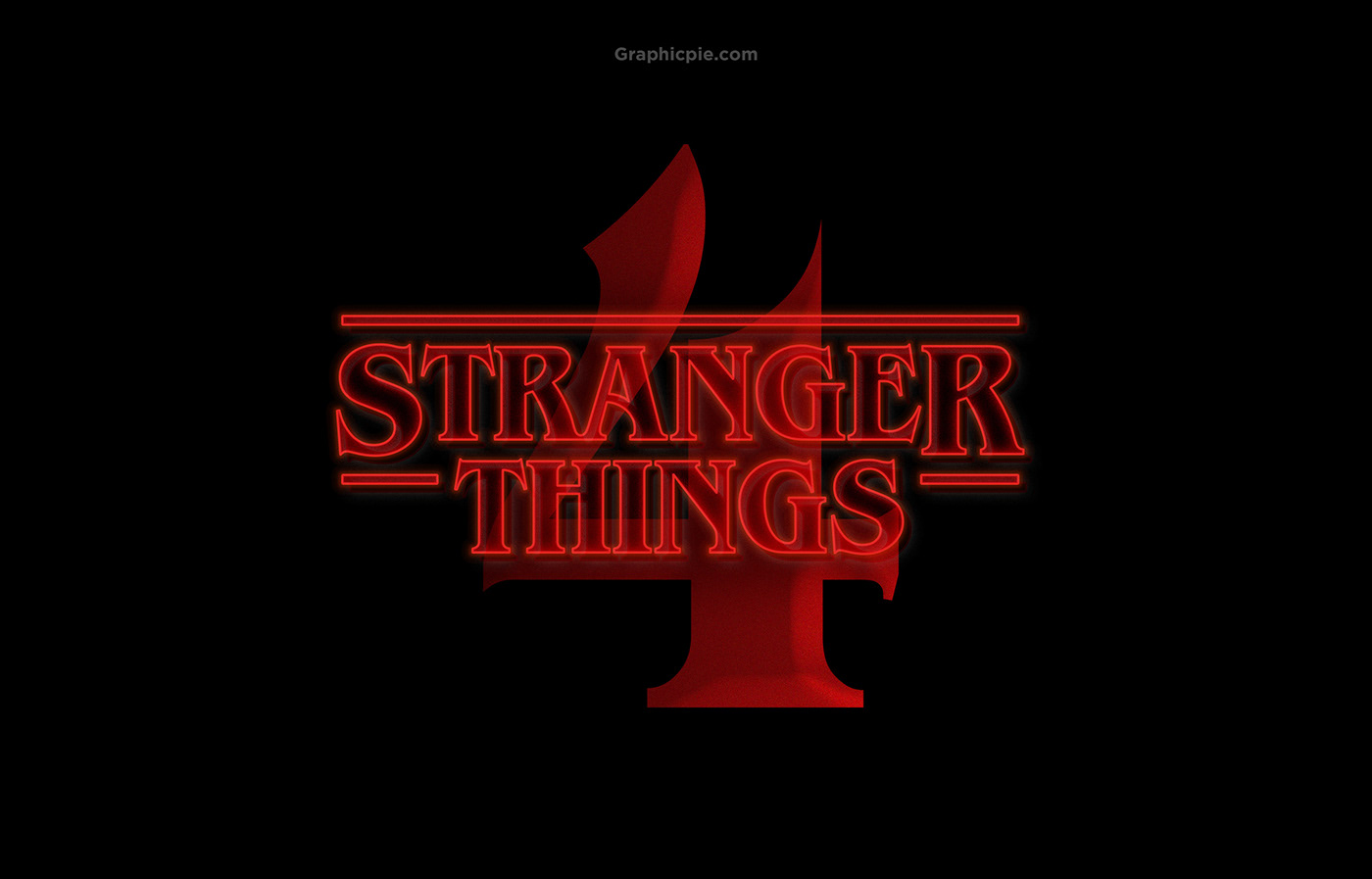 free psd freebie movie Netflix netflix poster psd psd title Stranger Things Stranger Things 4 Stranger Things Logo