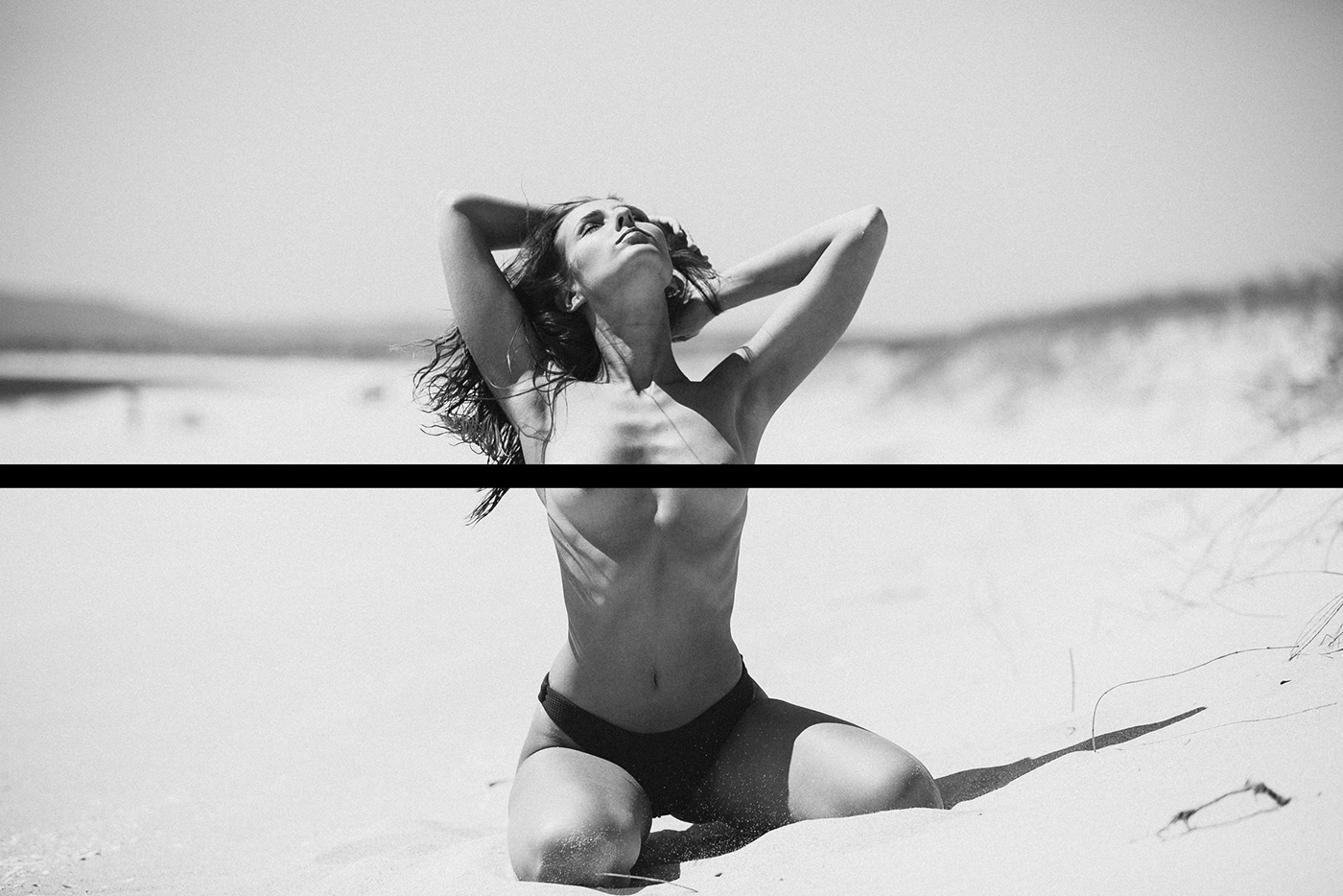 beach sea paradise model nude sensual Hot Summer. Fashion  ana rita pereira