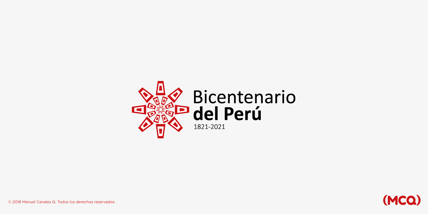 peru McQ BICENTENARIO logo history inka historia brand Independencia