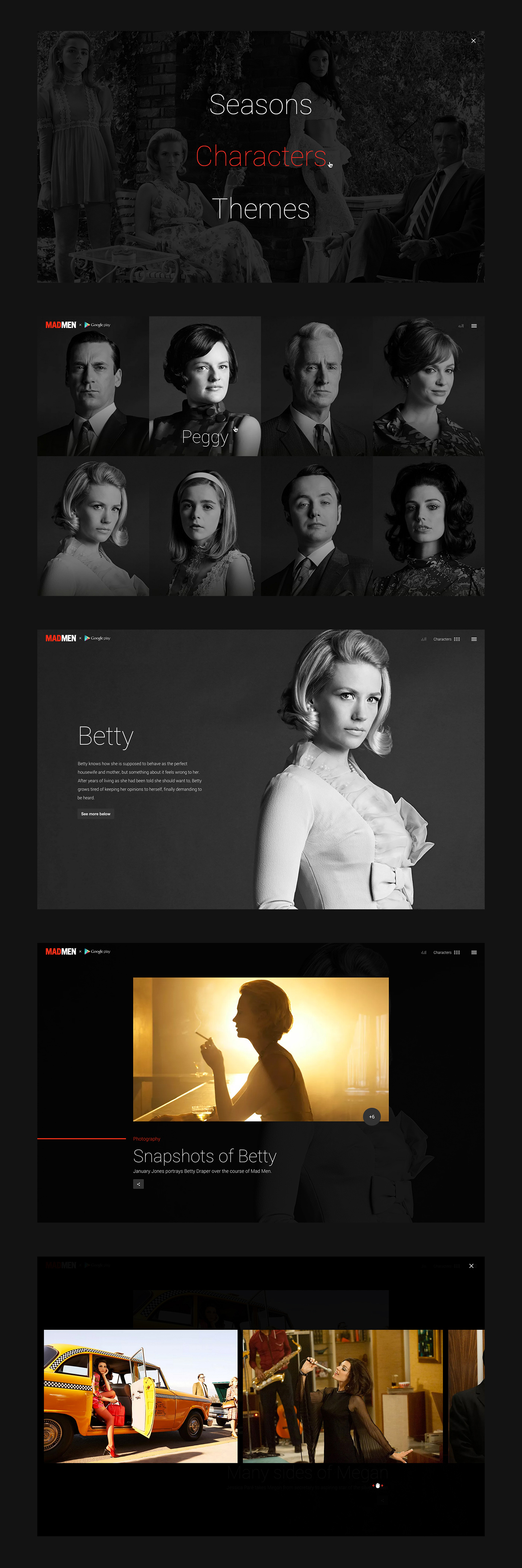 mad men Google Play Archive interactive google history video Mad gallery timeline