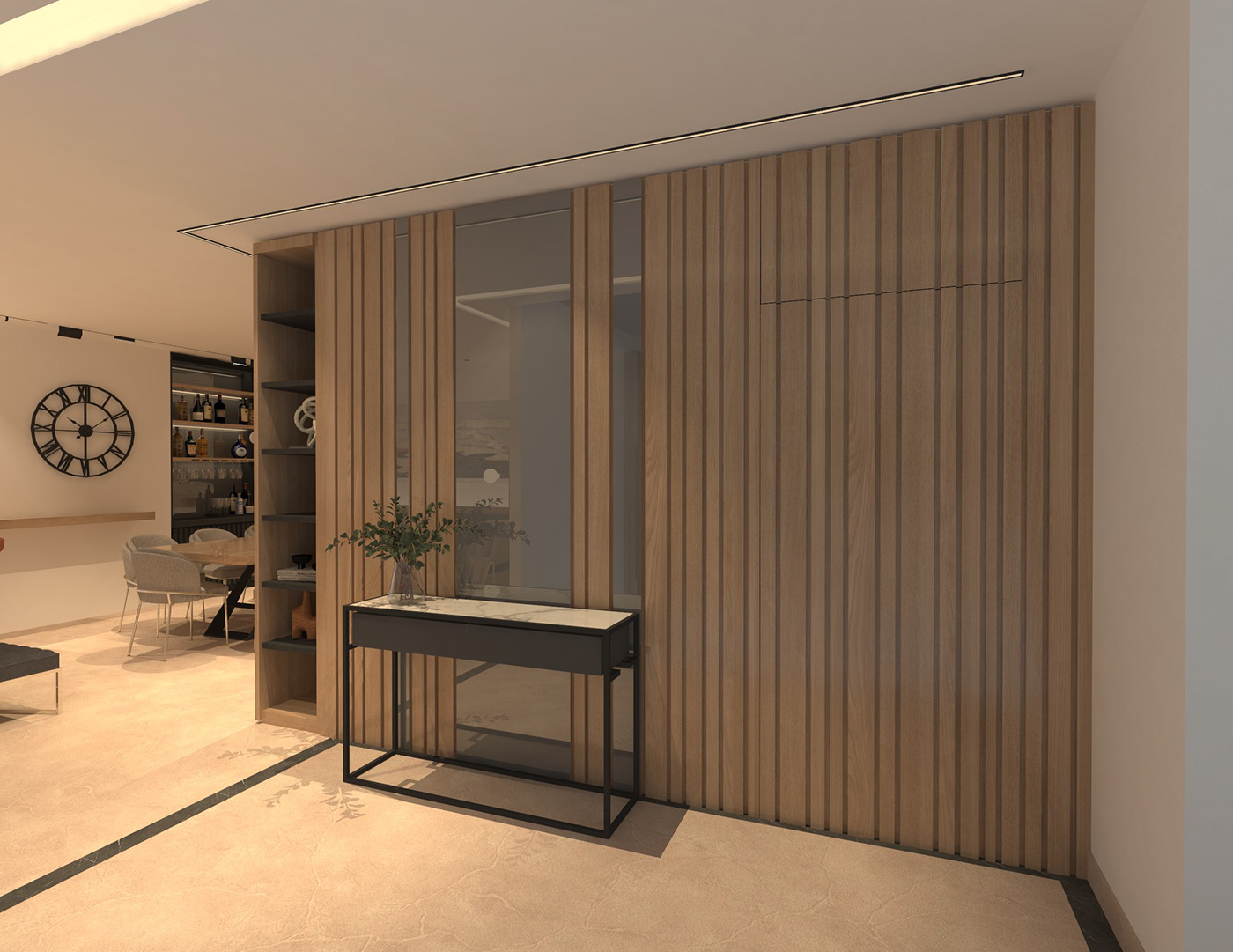 interiordesign Interior furniture design  livingroom diningroom salon Entrance receptionarea