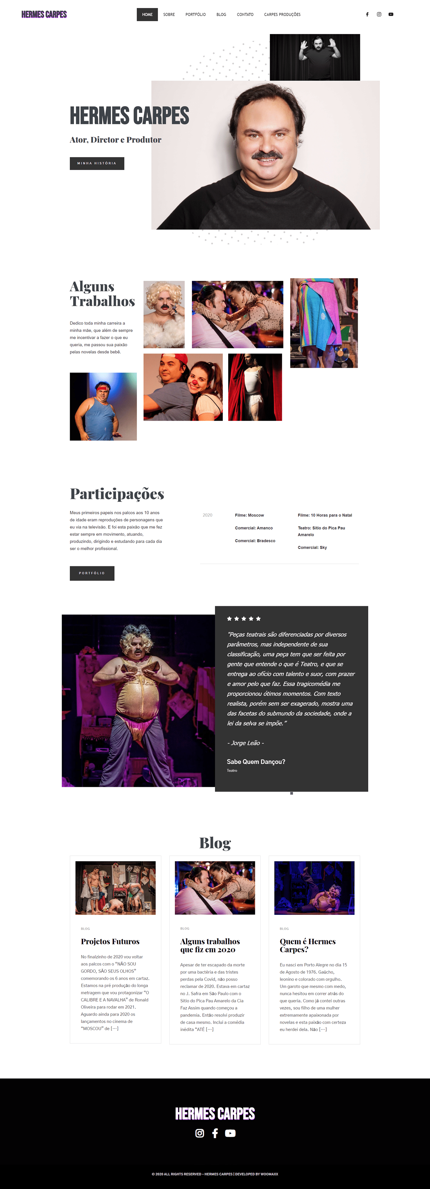 ator portfolio site Webdesign Website