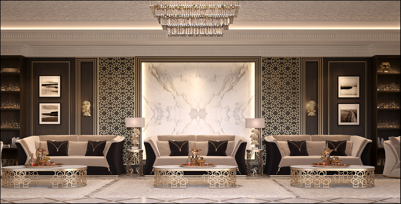 Interior luxury MAJLIS wood Turri longhi eichholtz