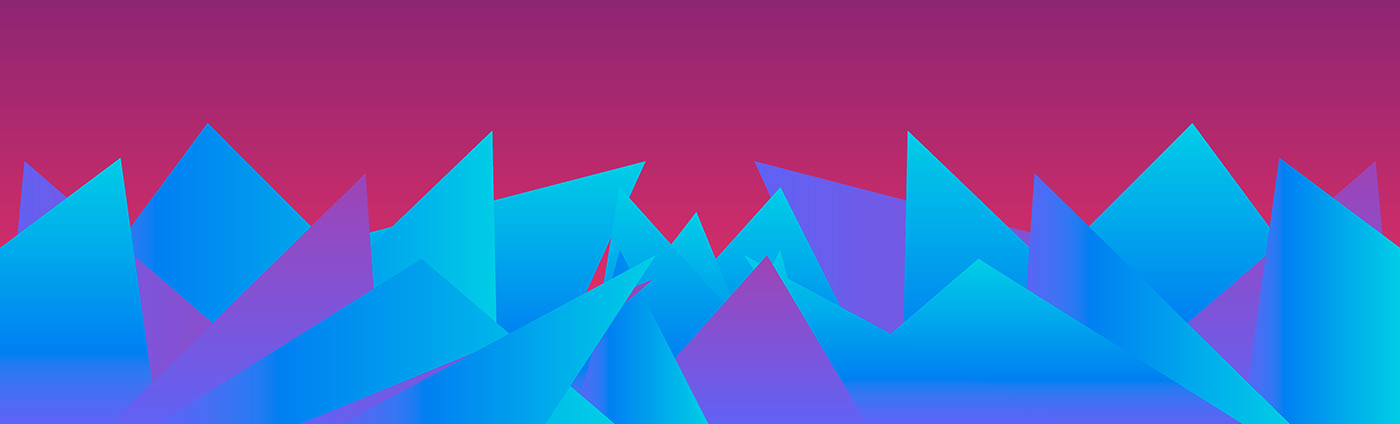 Nature background gradient pink blu mountains river