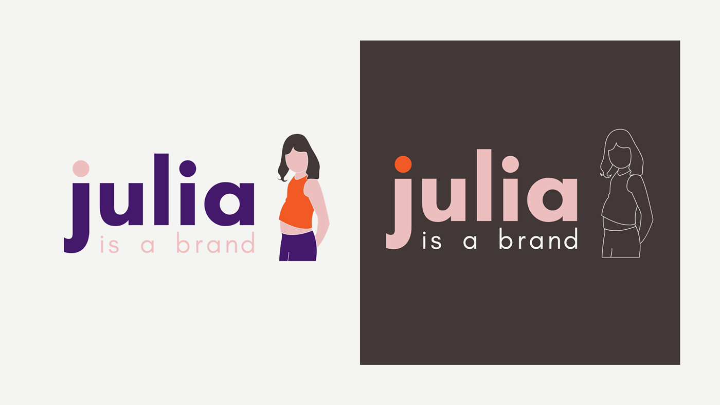 brand design designer julia kid logo marketing   branding  publicity visual identity