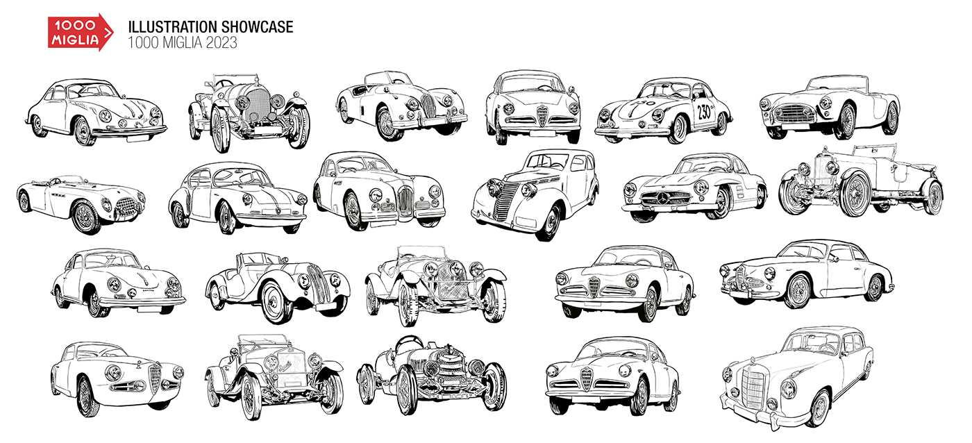 ILLUSTRATION  Drawing  car design Graphic Designer