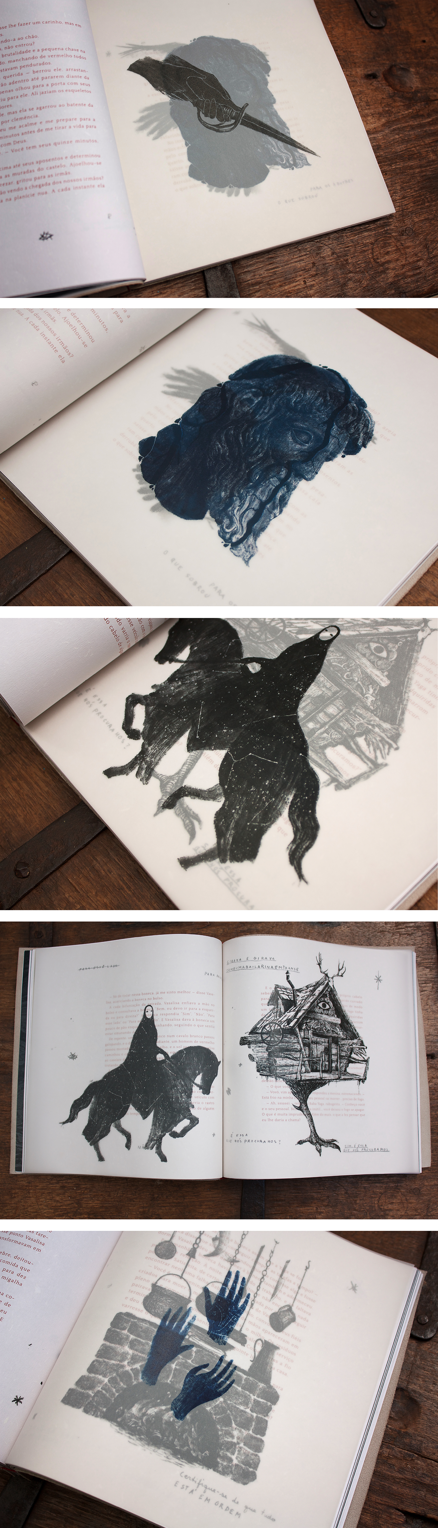 ILLUSTRATION  Folklore Stories book black fairy tales storybook Illustrated book wolves women