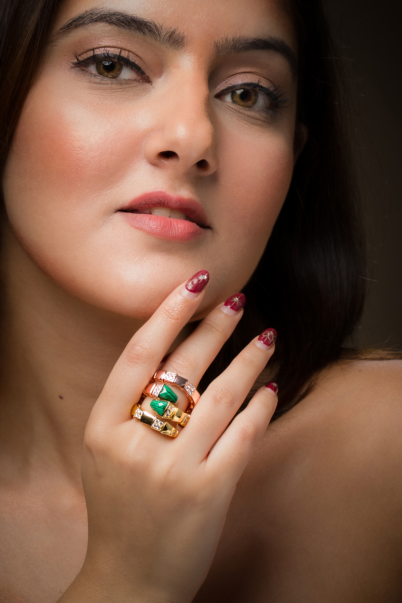 woman Fashion  design marketing   Advertising  jewelry Anoré