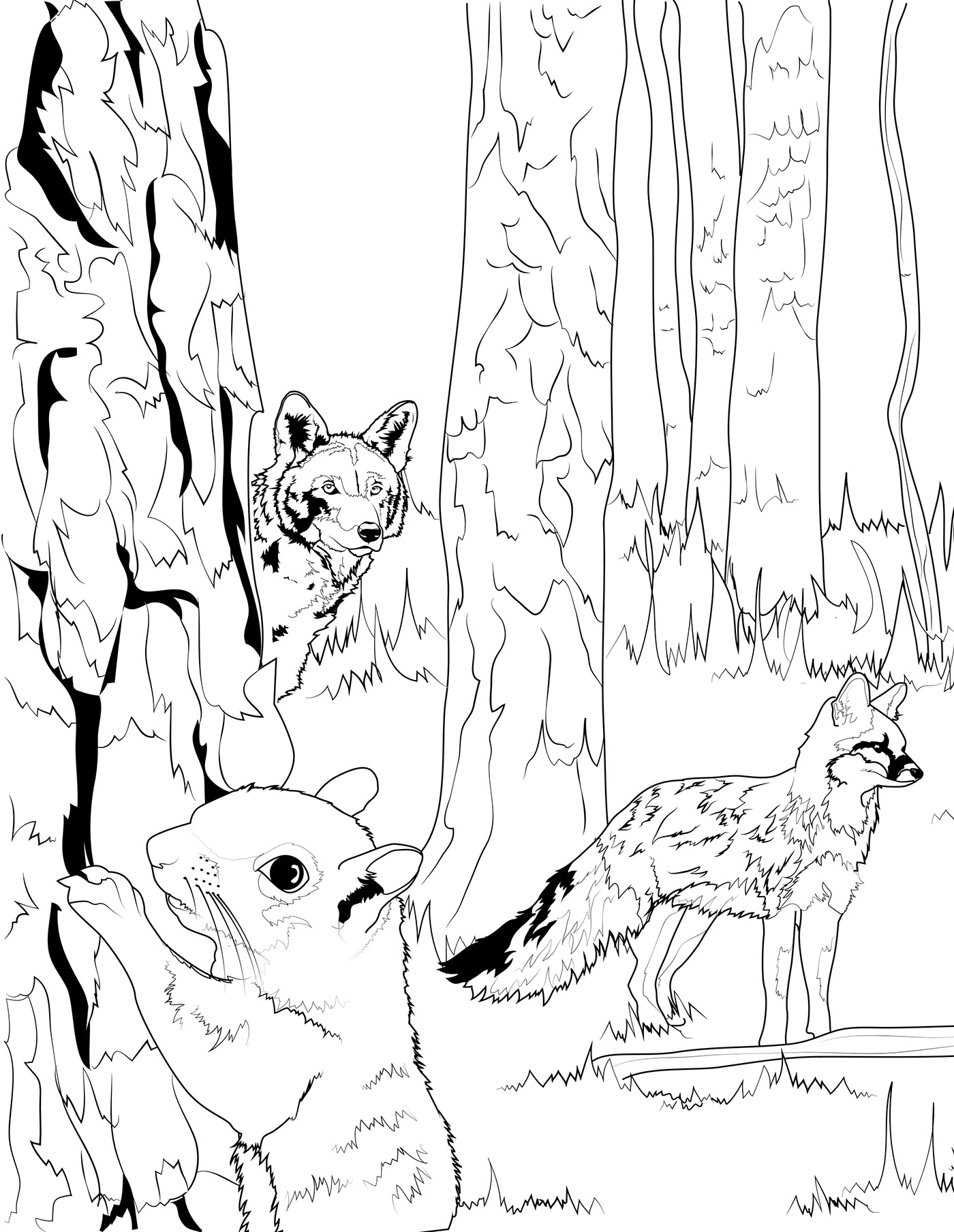 animals Coloring Pages arctic animals Coloringpageswk
