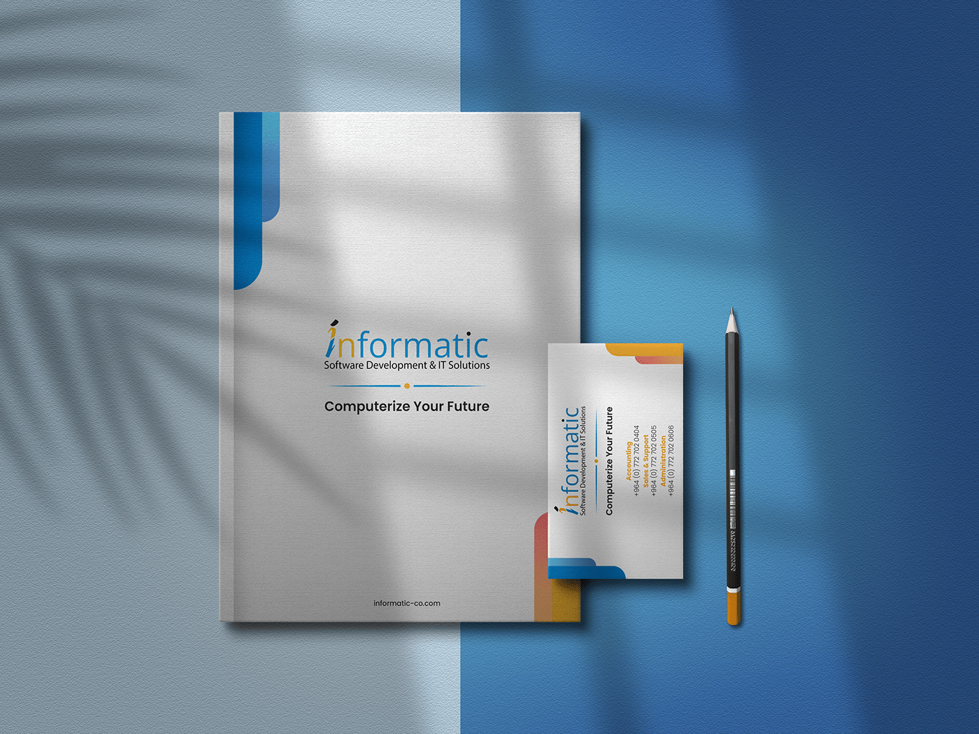 branding  business card folder design graphic design  notebook design