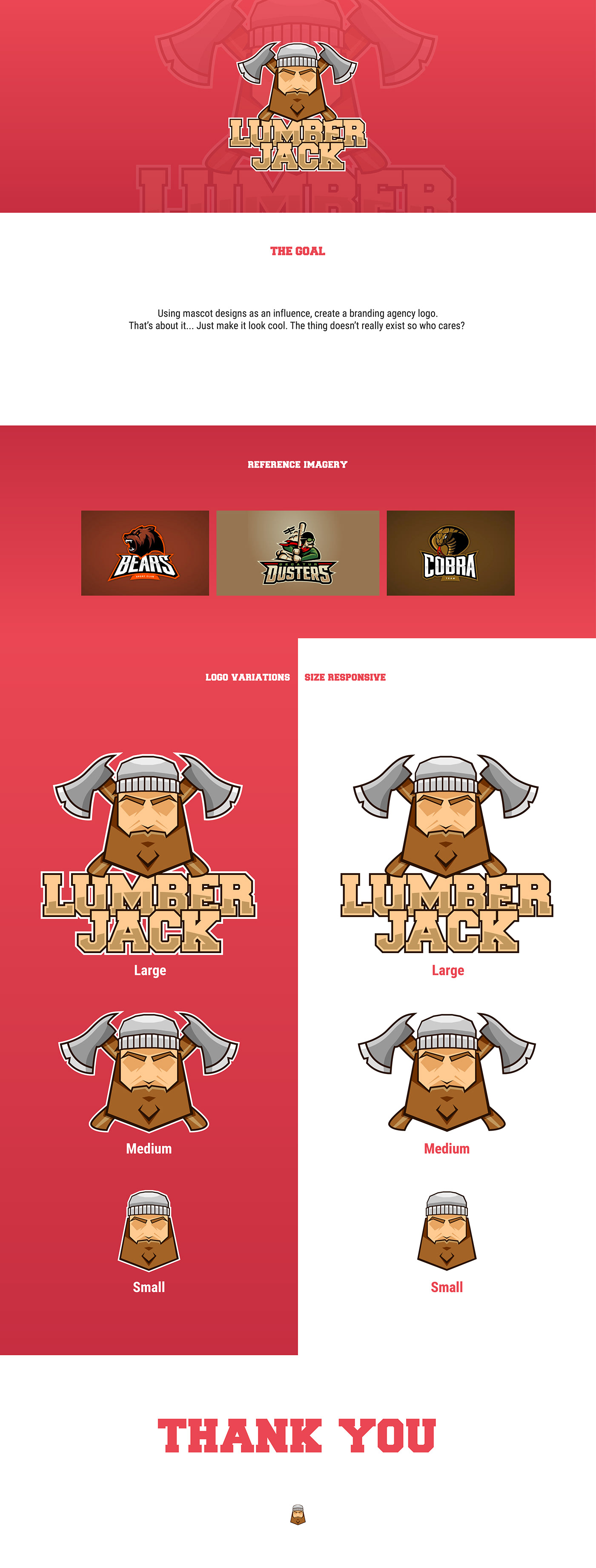 lumberjack branding  identity agency logo vector