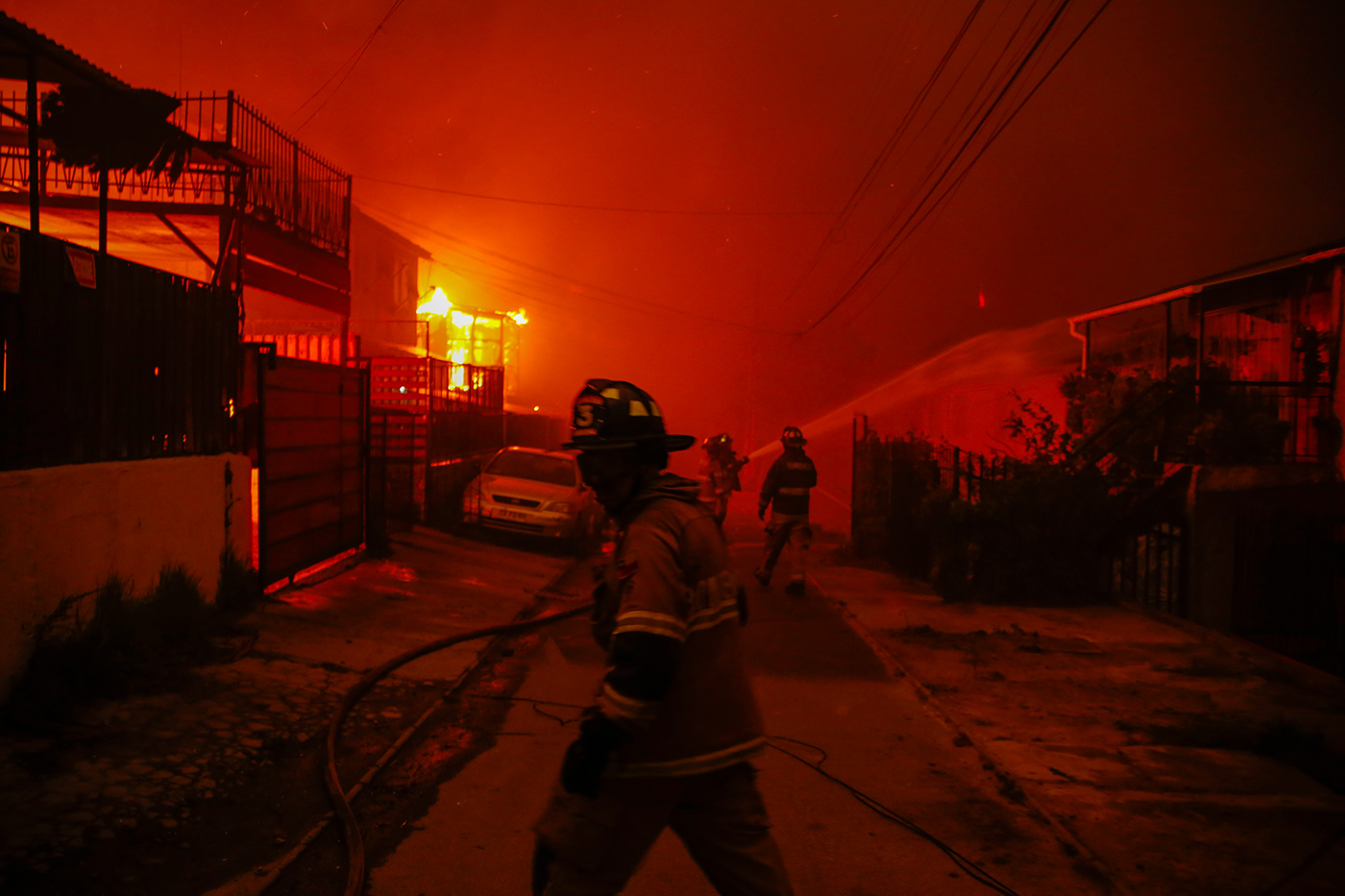 incendio valparaiso chile Fotoperiodismo documental Incendios forestales fuego Catastrofe desastres viña del mar