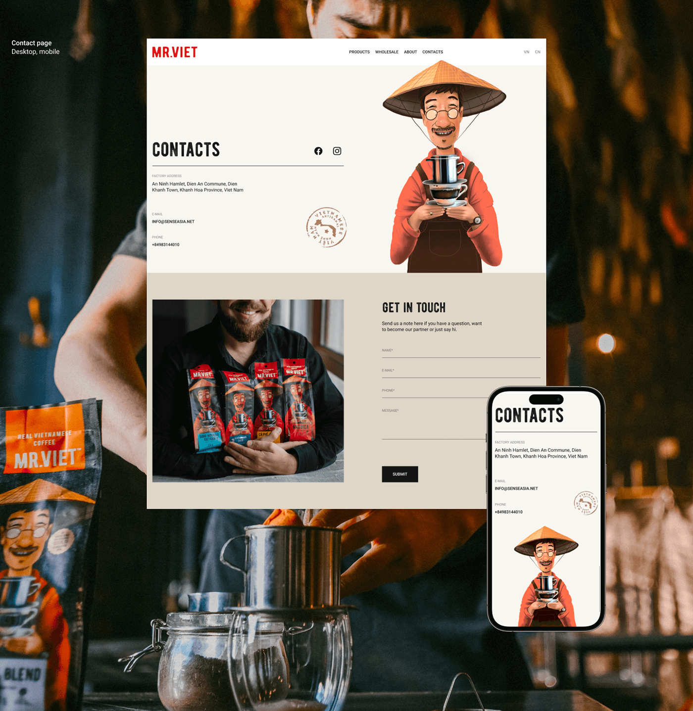 Web UI/UX user interface Website Web Design  user experience Interface mobile Coffee ILLUSTRATION 