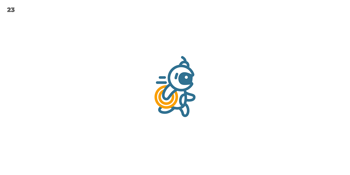 brand Character creative cute elegant logo Logotype Mascot moder sale