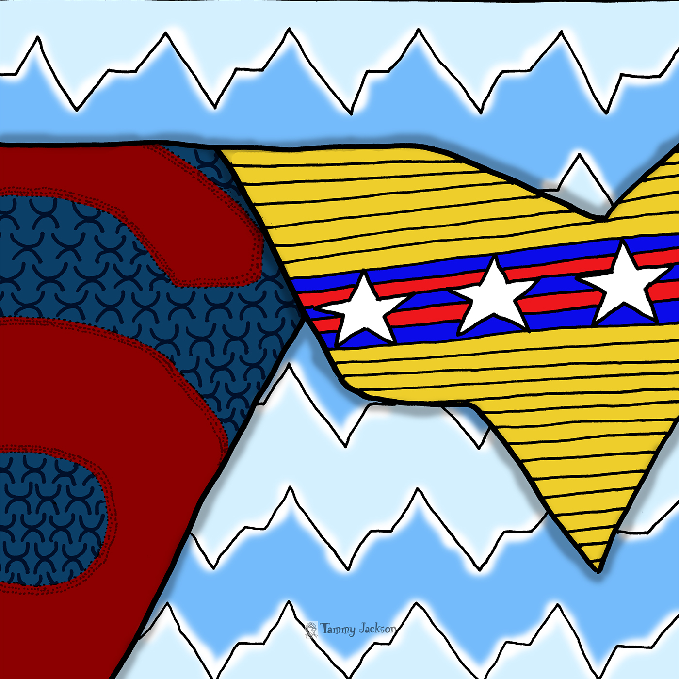 super superman wonderwoman SuperHero