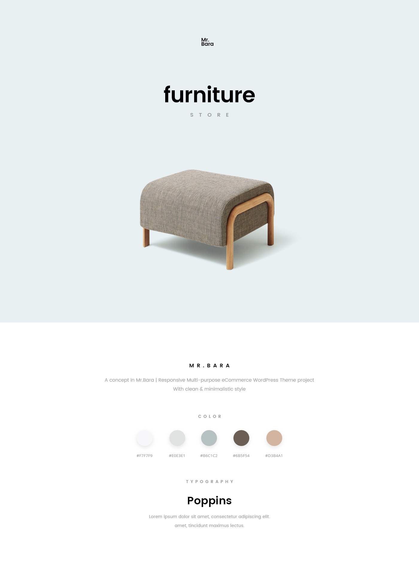 furniture Interior wordpress Theme Responsive minimal template