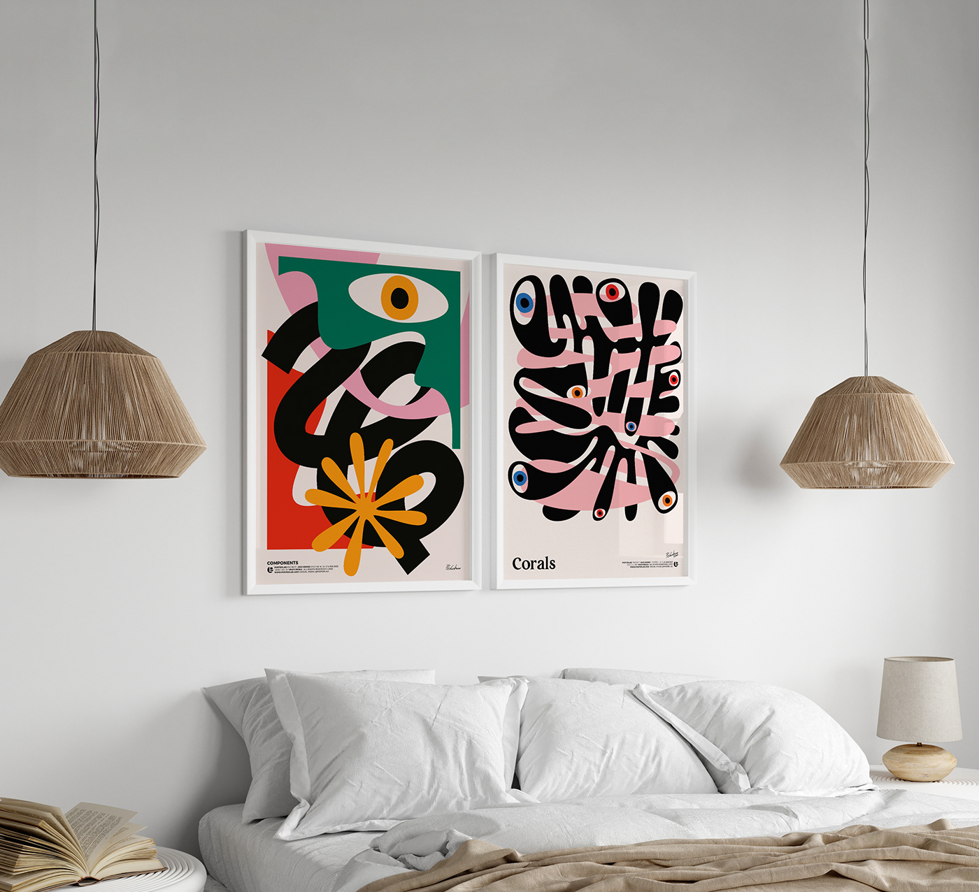 bauhaus Digital Art  home decor interior design  minimal minimalist modern poster print wall art