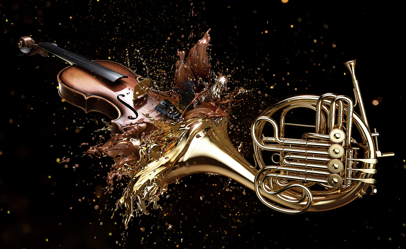 splash instruments gold Platinum Platinumfmd music photoshop CGI
