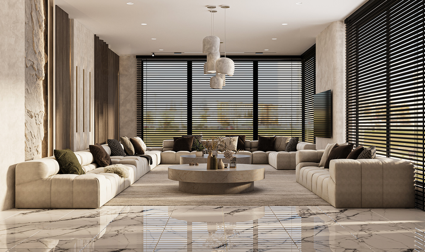 interior design  boho bohemian interiordesign modern corona visualization kitchen living room reception