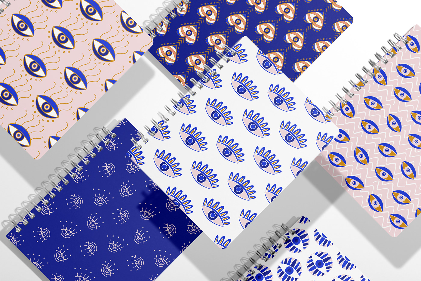 digital paper evil eye eyes katrinelly pattern printable seamless backgrounds seamless patterns textile print vector