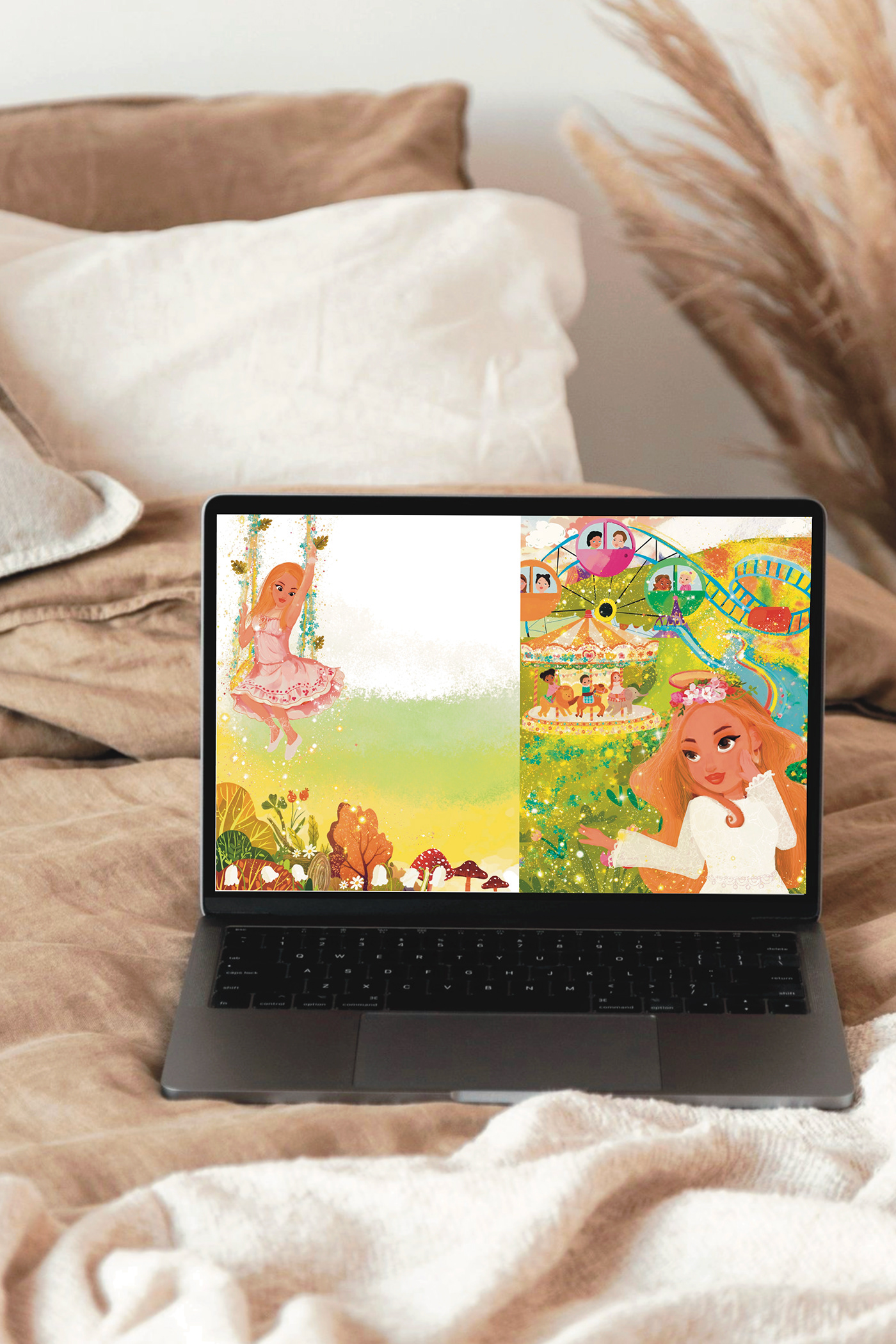 children books illustrations Digital Art  Illustrator digital artist Children Story Books whimsical illstrations