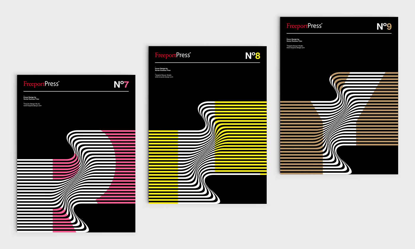 magazine Xavier Esclusa Trias design Art Director brand FreeportPress Quarterly graphic design  cover poster