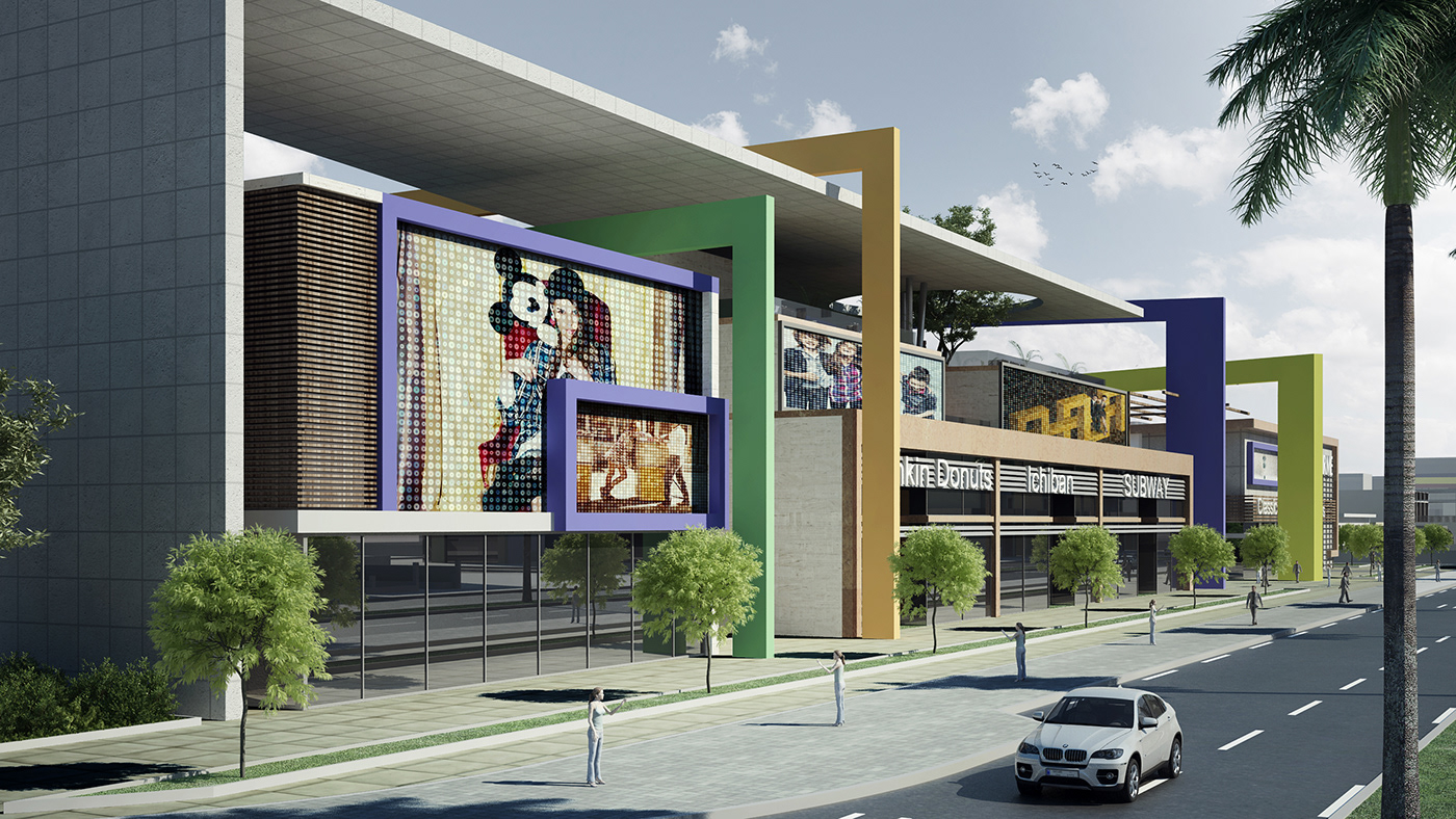 architecture Urban Design Landscape mall strip Strip Malls retail mall city