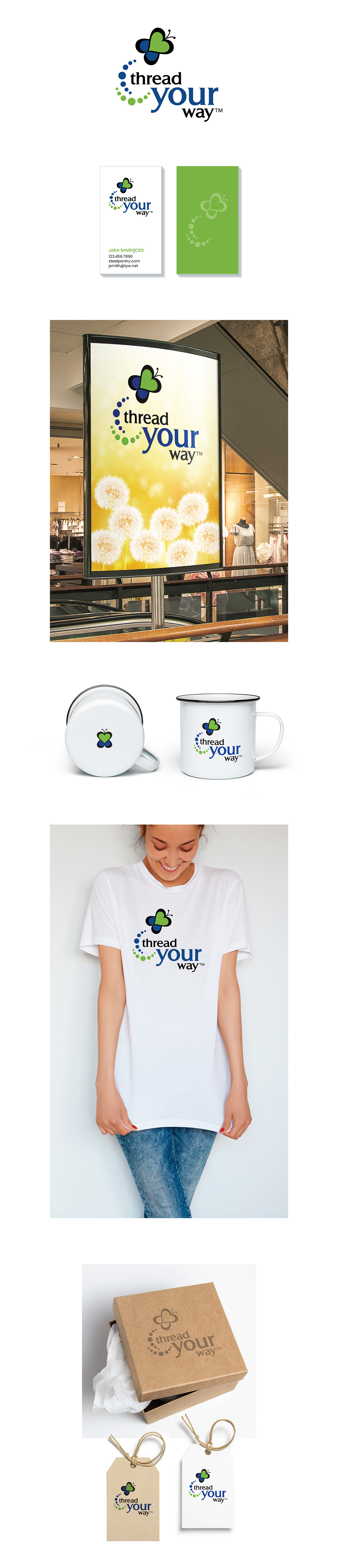 Branding and concept designs for business card, store signage, cups, t-shirt, box and hangtags.