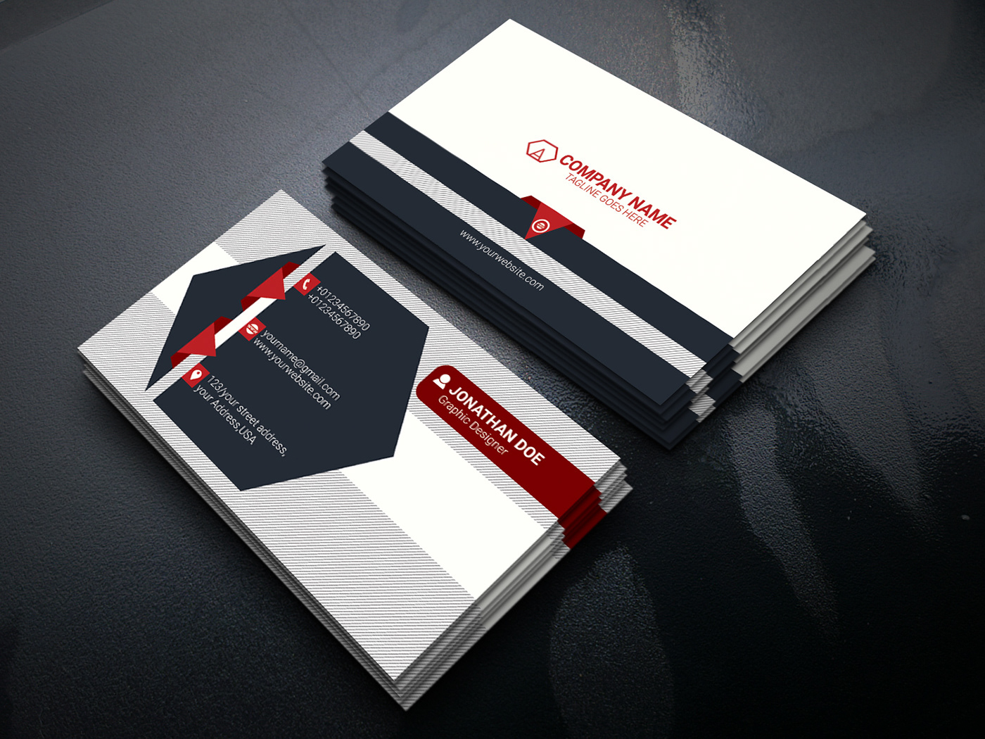 abstract brand branding  business business card card cards company contact corporate