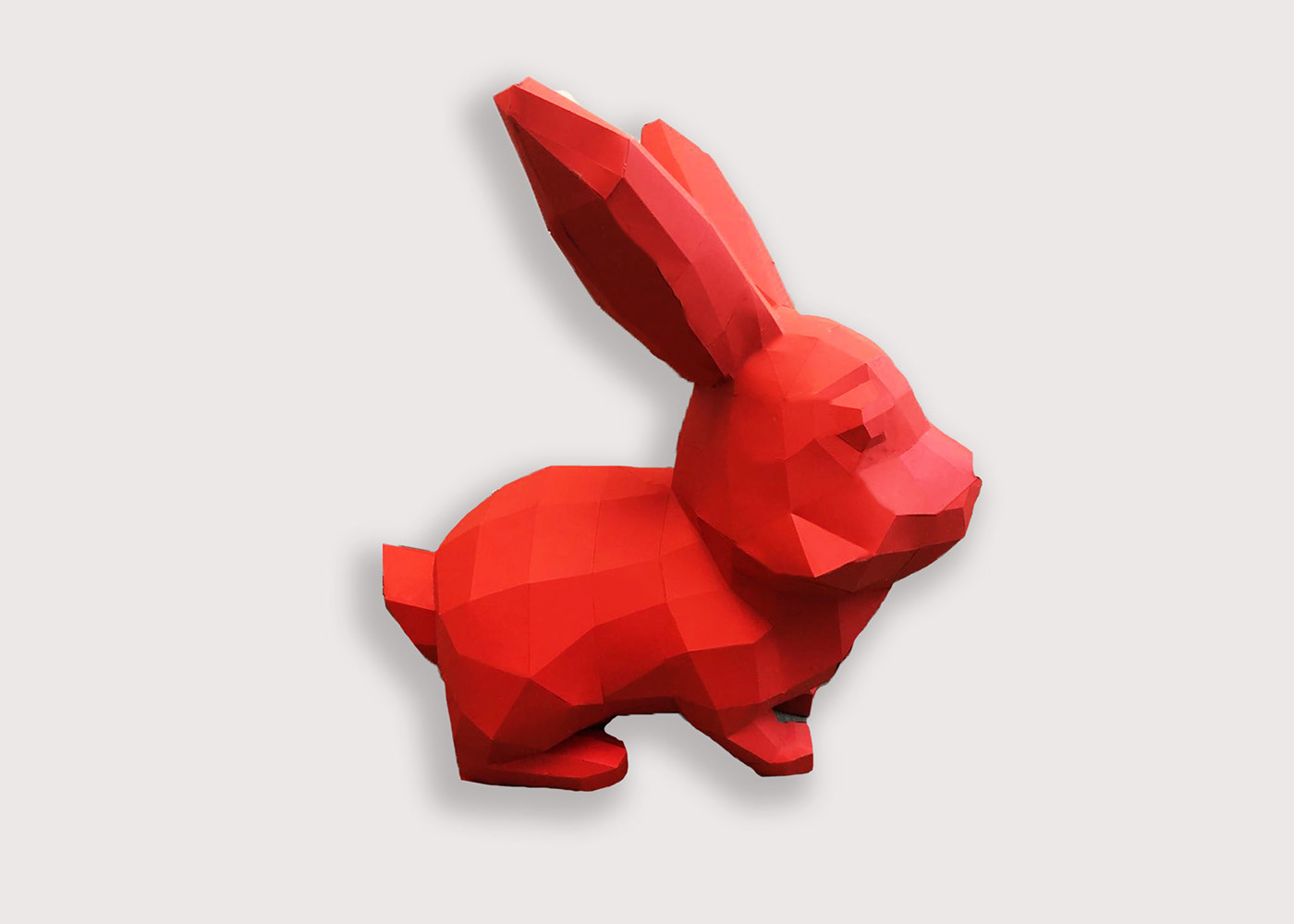 The Rabbit - 3D Paper Craft
Color: Red
Height: 40cm
