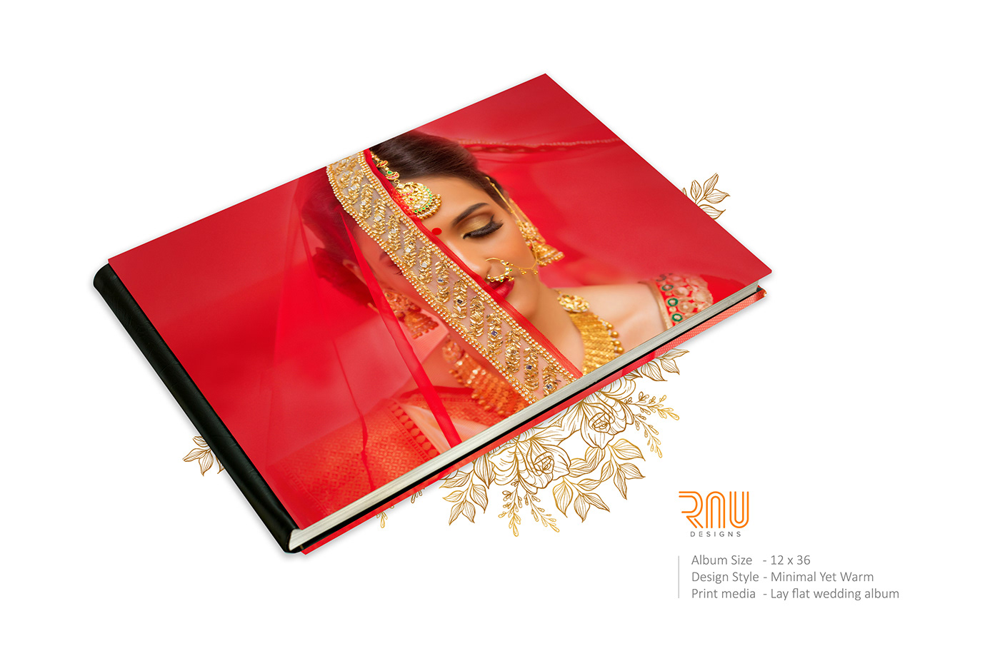 wedding album album printing photoshop indian wedding album gujrati album traditional Indian tradition binding brideinspiration bride and groom