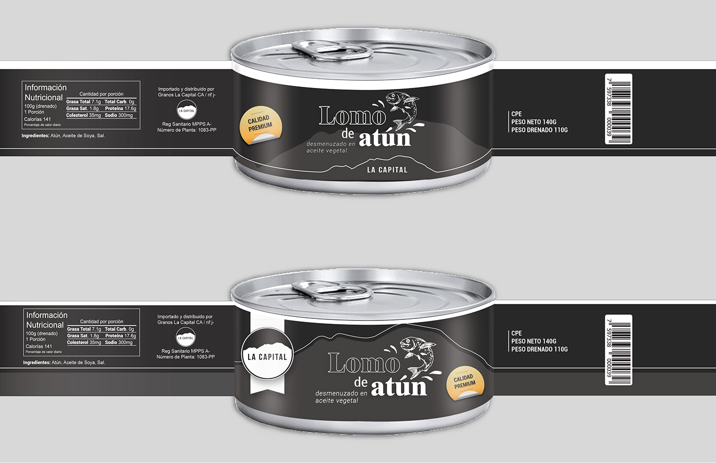 atun Blackdesign can design Food  graphicdesign lata pescado tuna