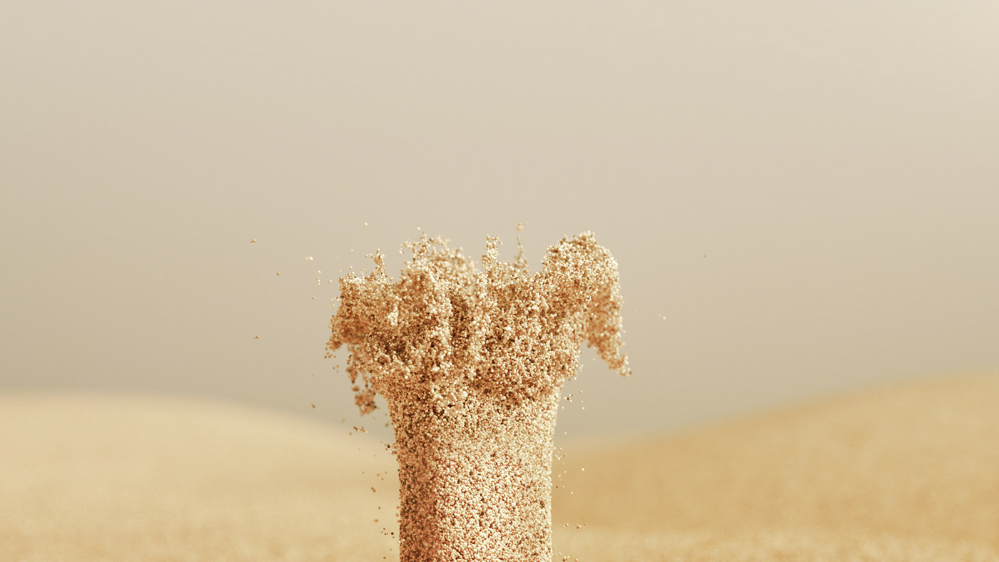 cinema4d granular sand xparticles