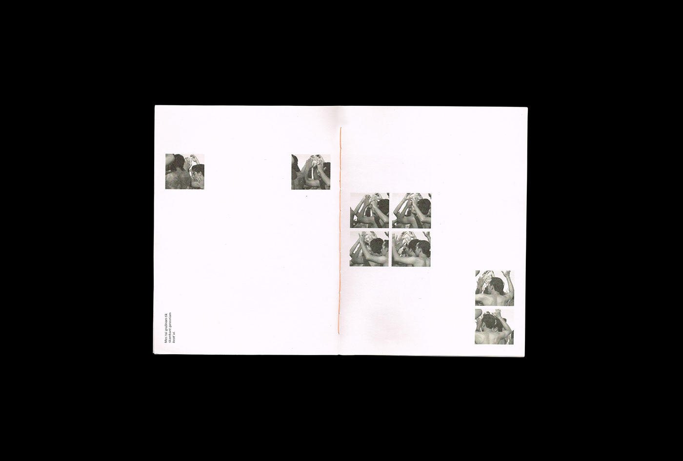 Amen book conceptual design minimal music publication rave typography   underground