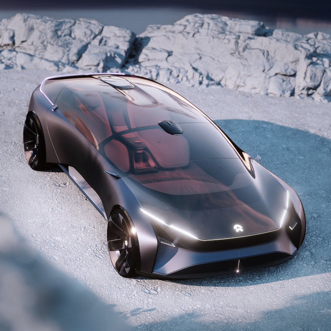 3D automotive   Automotive design Autonomous autonomous car car cardesign design nio productdesign