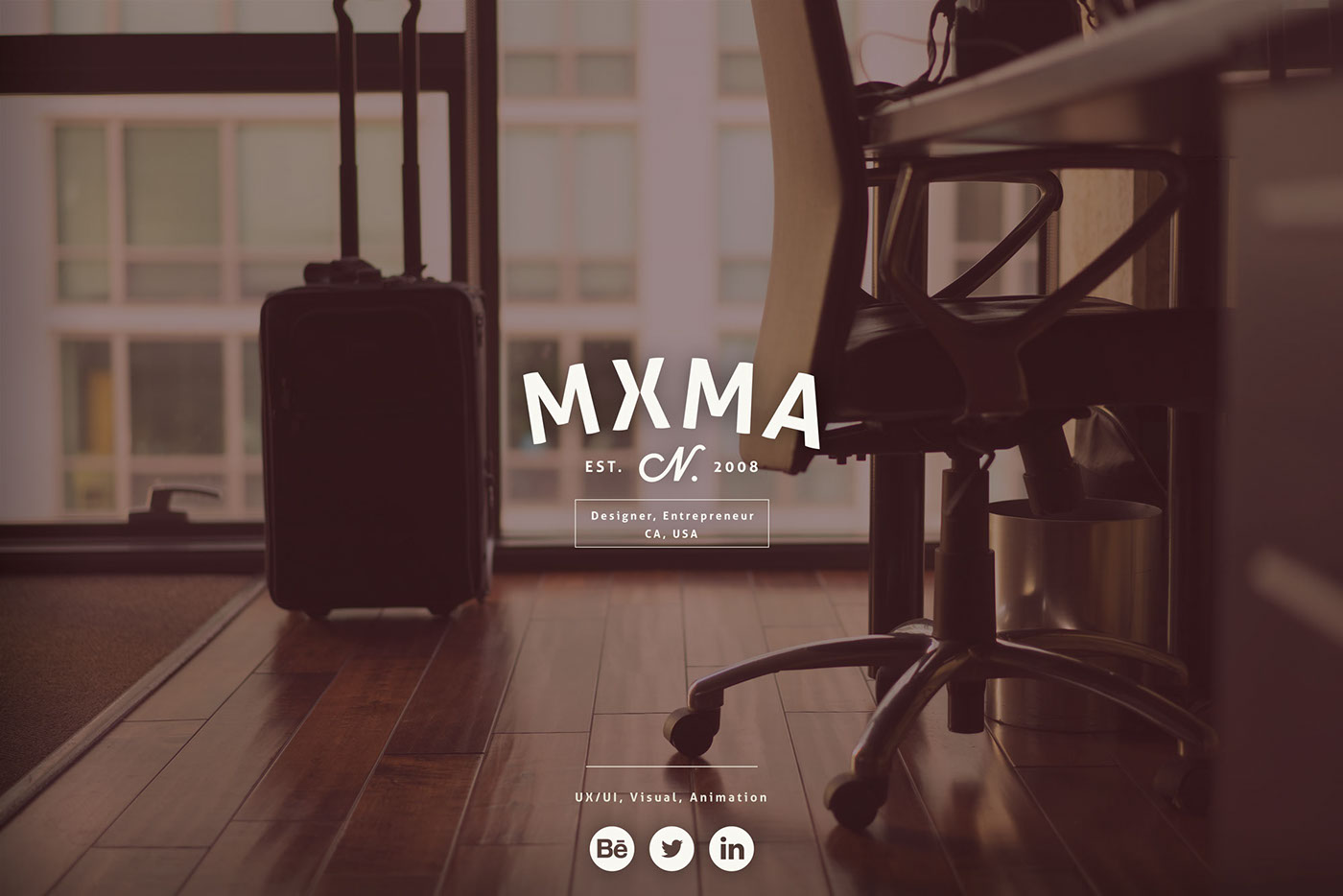 Website MXMA designer portfolio