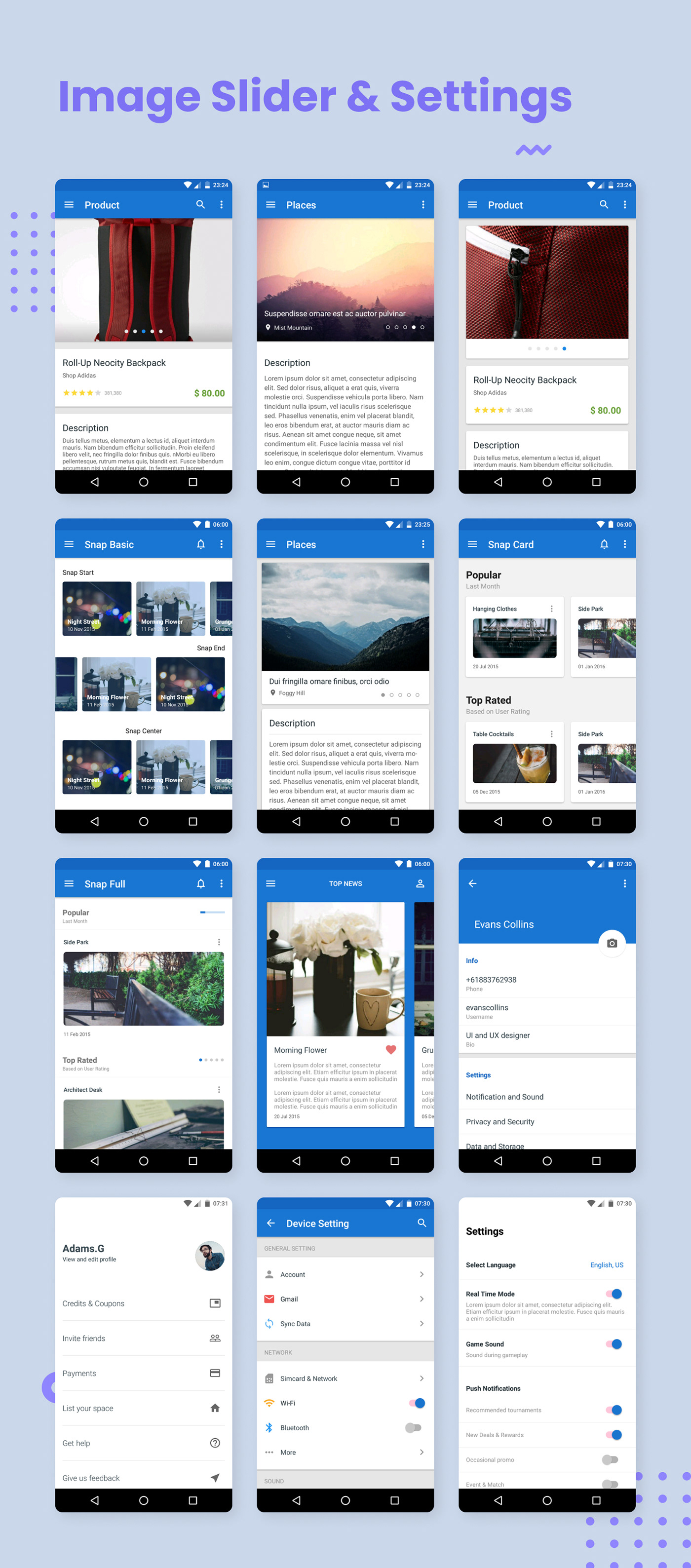 MaterialX - Android Material Design UI 2.8 - 30