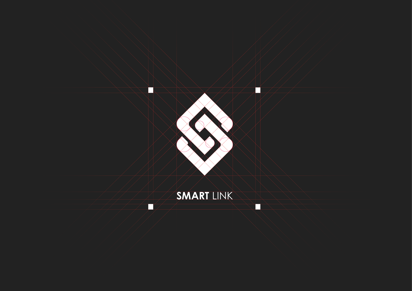 link Logo Design omar terkawi  Smart SMART Link Smart Logo tech Tech logo