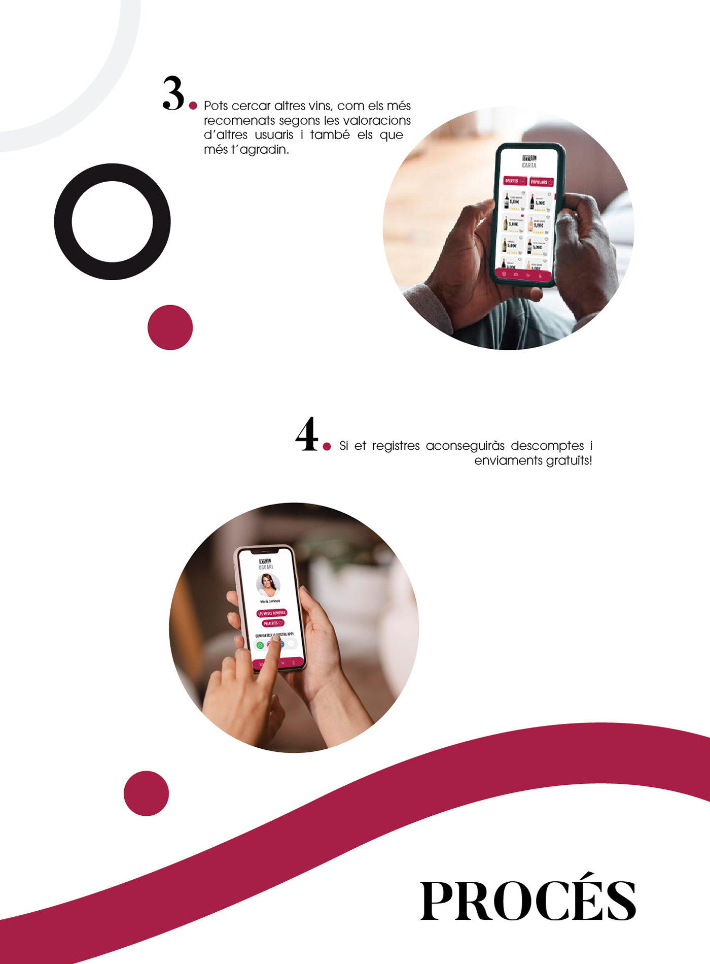 wine app design UI/UX design marketing  