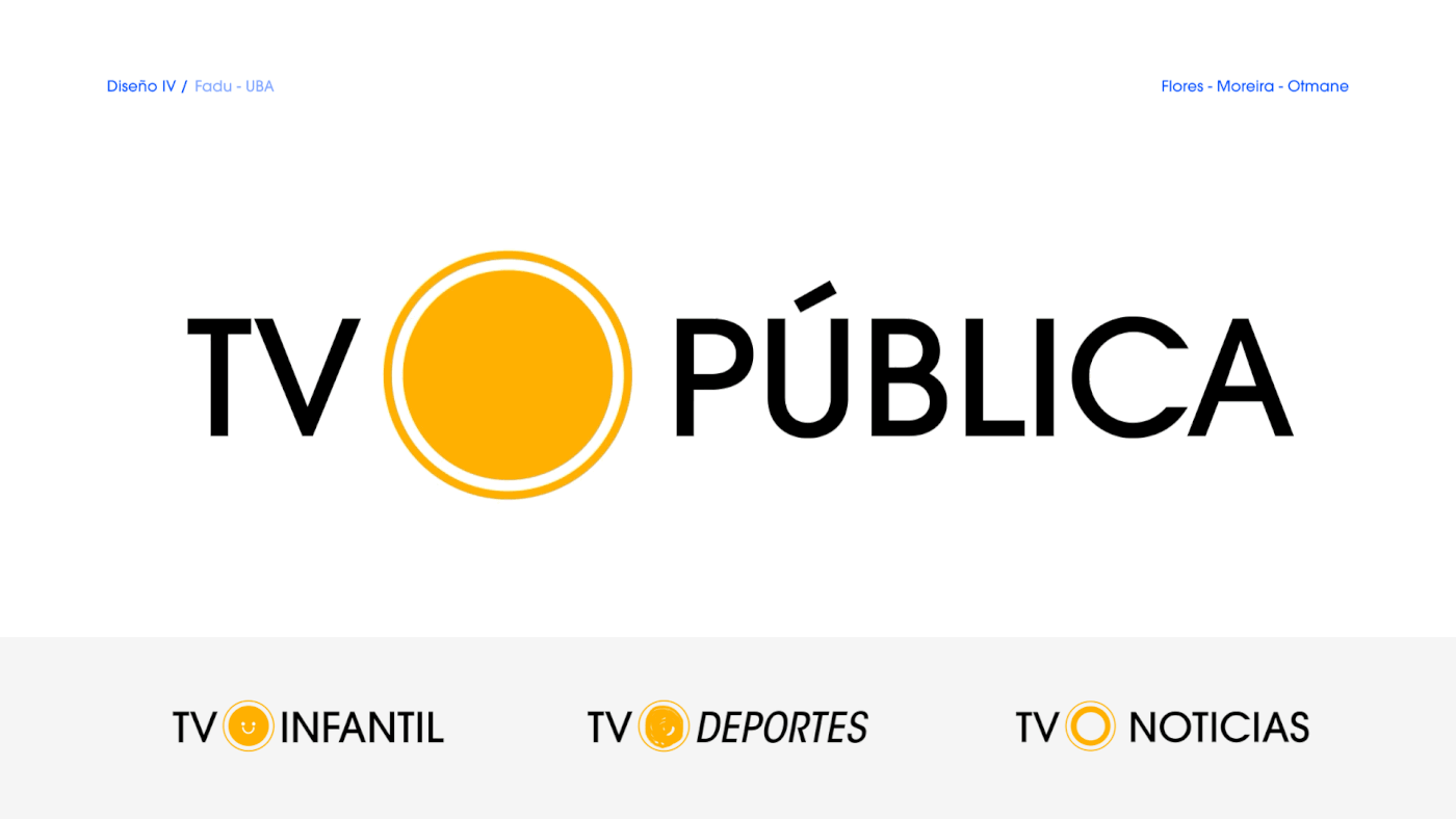 diseño gráfico fadu fadu uba salomone medios television tv branding media graphic design  identity