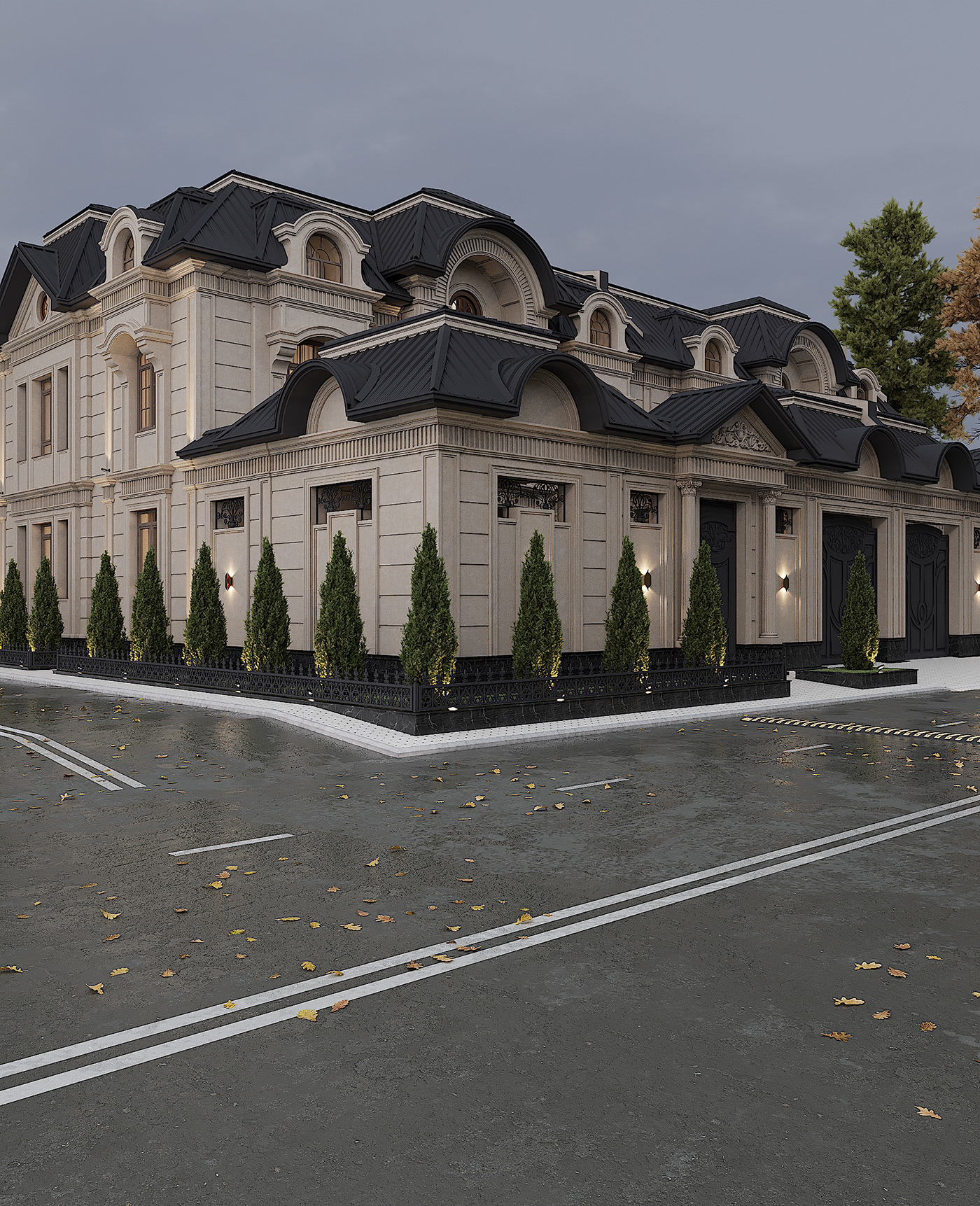 Outdoor Landscape exterior architecture visualization archviz Render 3ds max design