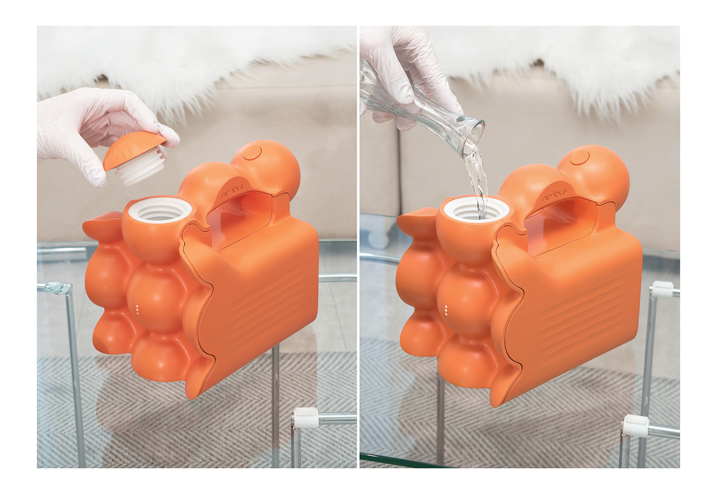 sanitizer steam cleaner pandemic Mockup branding  concept design industrial design  Photography  product design 