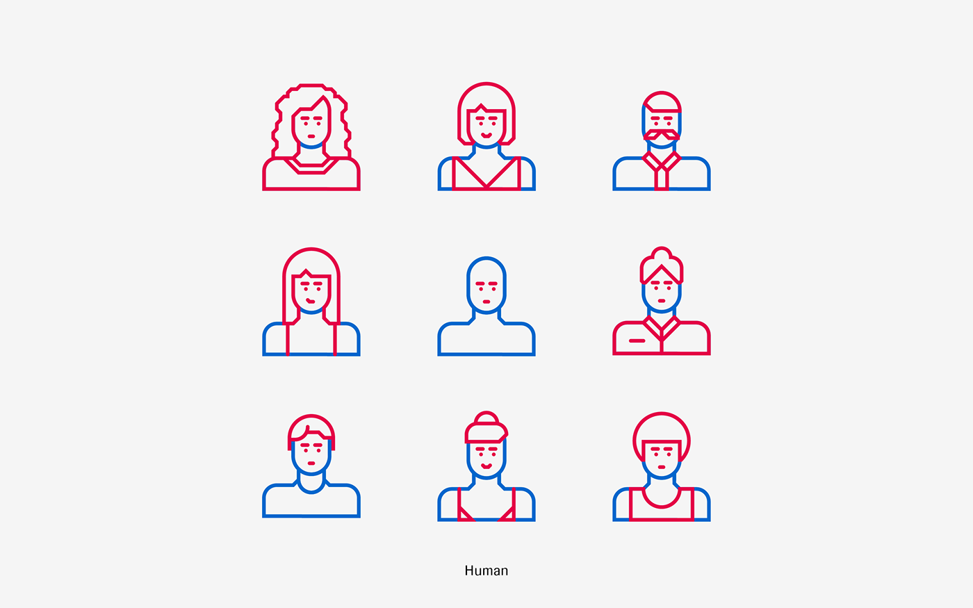 Corporate Communication design rules designsystem filled icons grid icon system infographics information aesthetics information architecture  Outline Icons