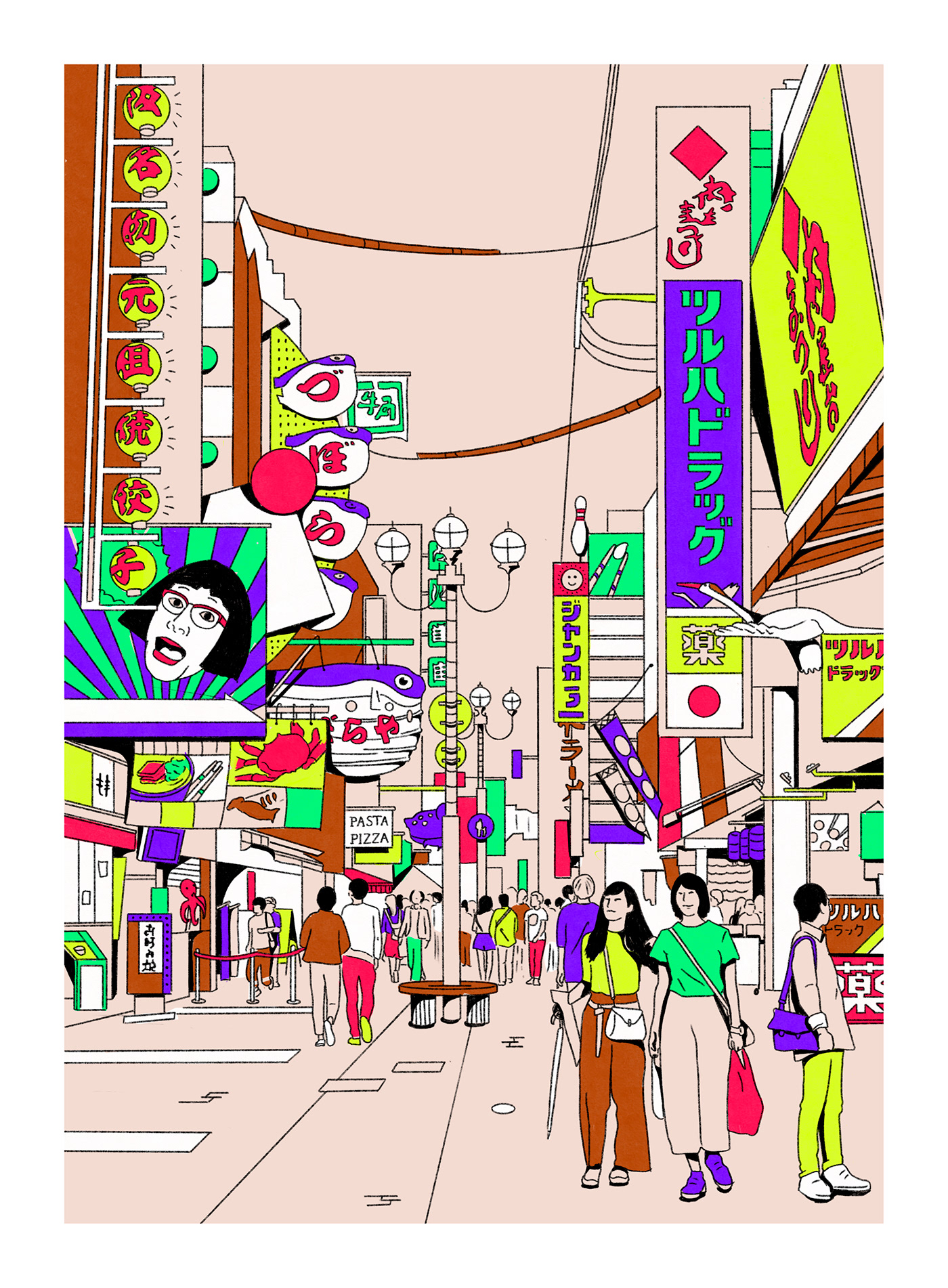 illustrations japan jopurney malaysia travels UnitedKingdom
