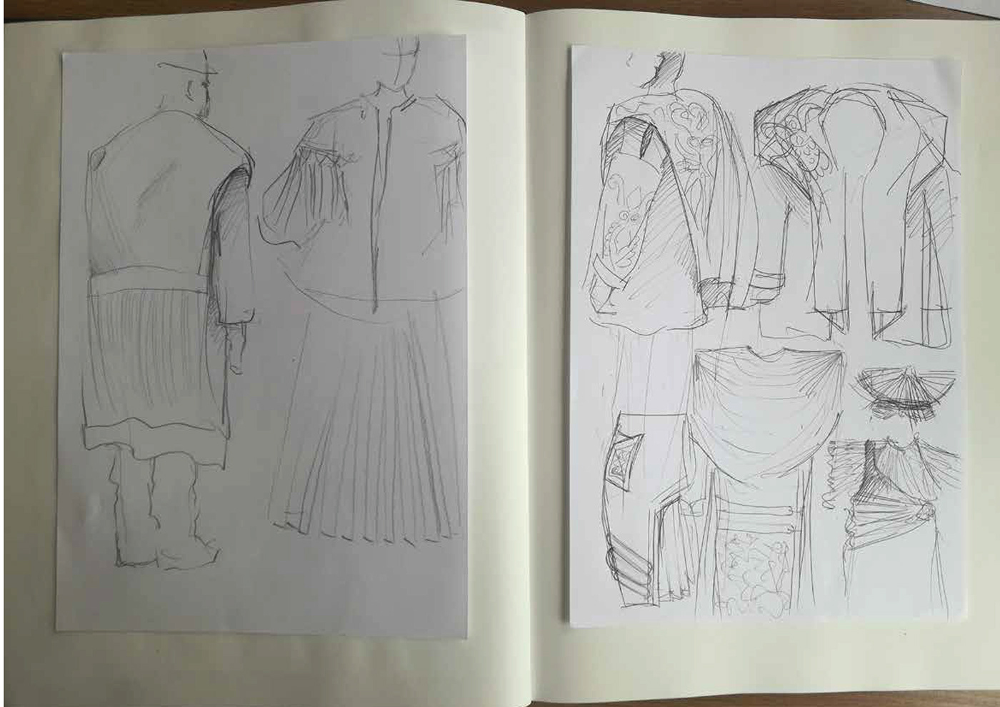 Drawing  Fashion  fashion design ILLUSTRATION  moda mythology sketch Slavic