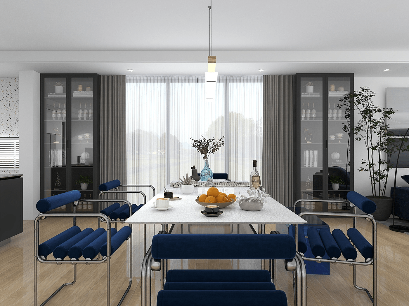 architecture Interior interior design  modern Render visualization