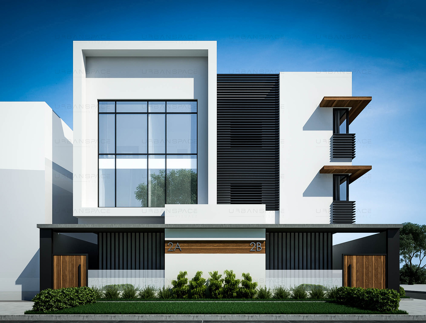 rendering Render visualization architecture Kuwait facade design